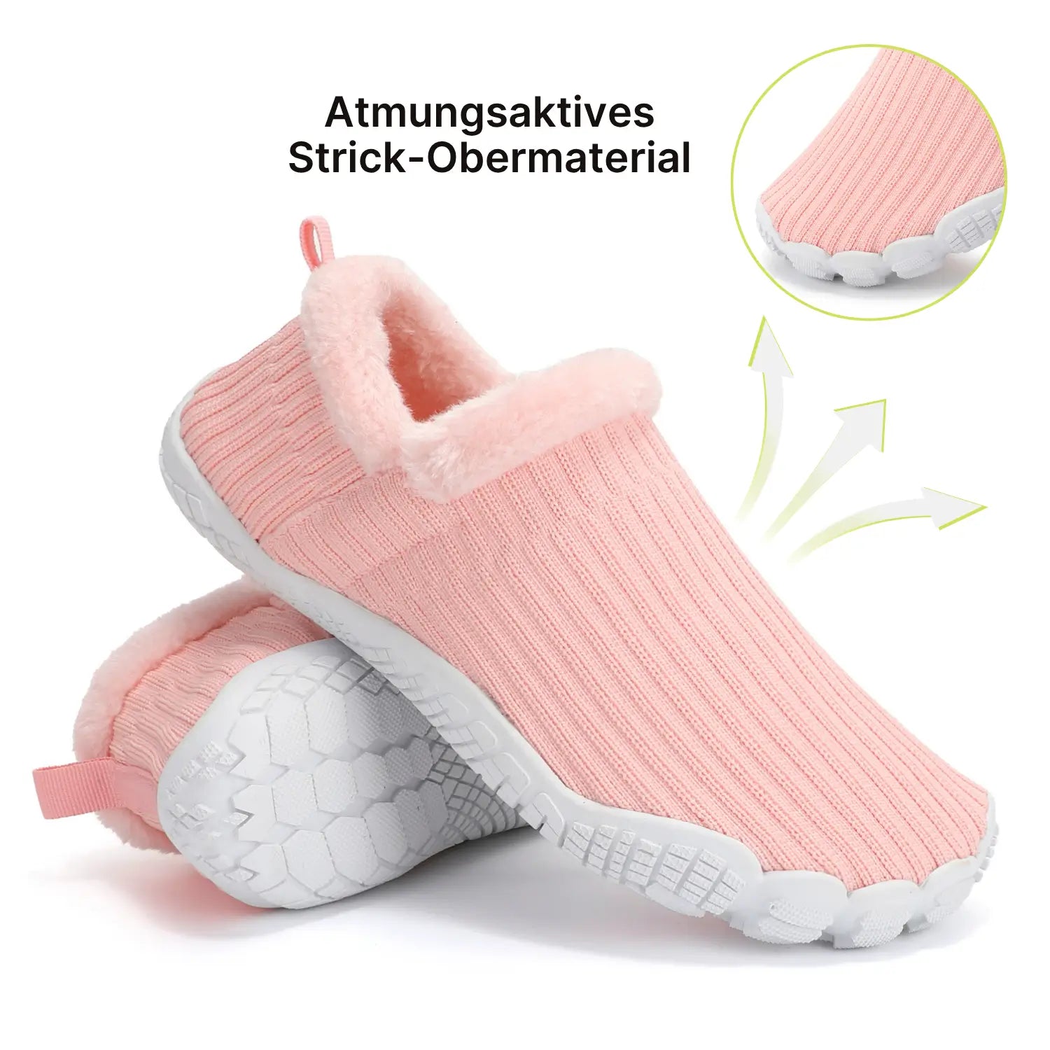 Polaris HydroTex™ & Hommies™ – 99,7 % wasserdicht & schneefest. Winter‑Barfußschuhe + Warme Barfuß-Hausschuhe mit Fleecefutter