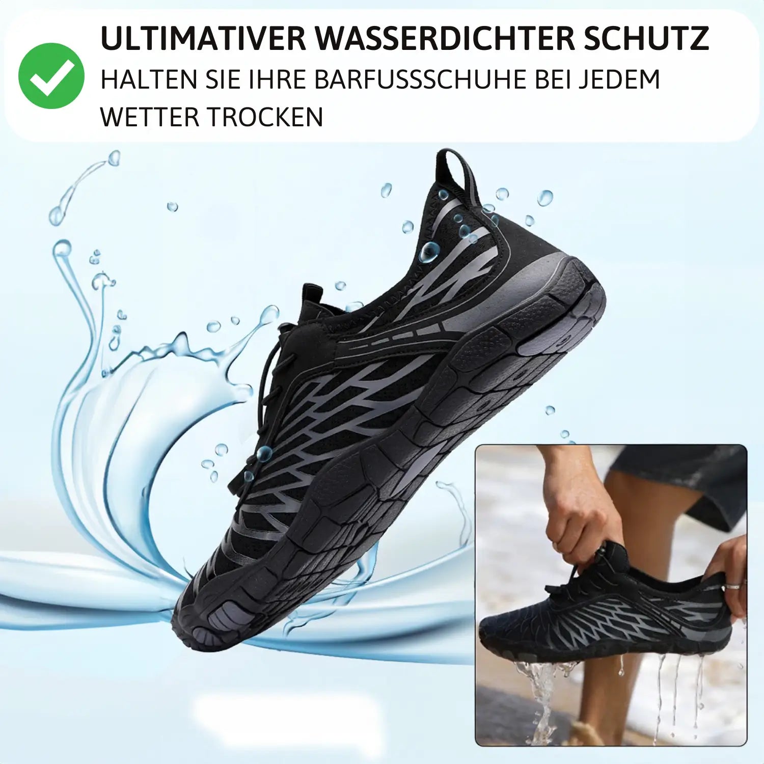 Wasserabweisend Schicht - von uns aufgebracht (98,7% Schutz)