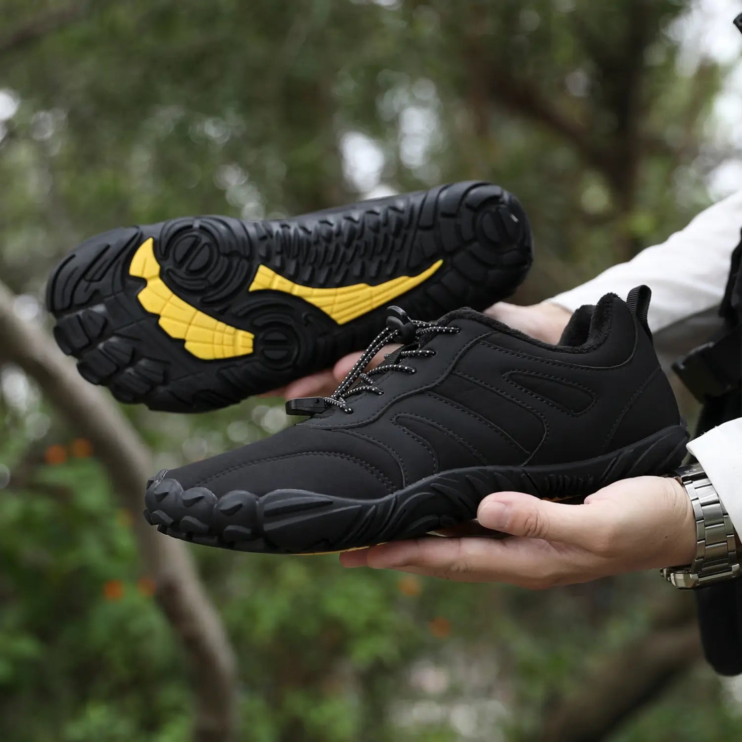 Everest Pro – Wasserabweisende Herbst-Barfußschuhe mit sicherem Halt & warmem Futter (Unisex)