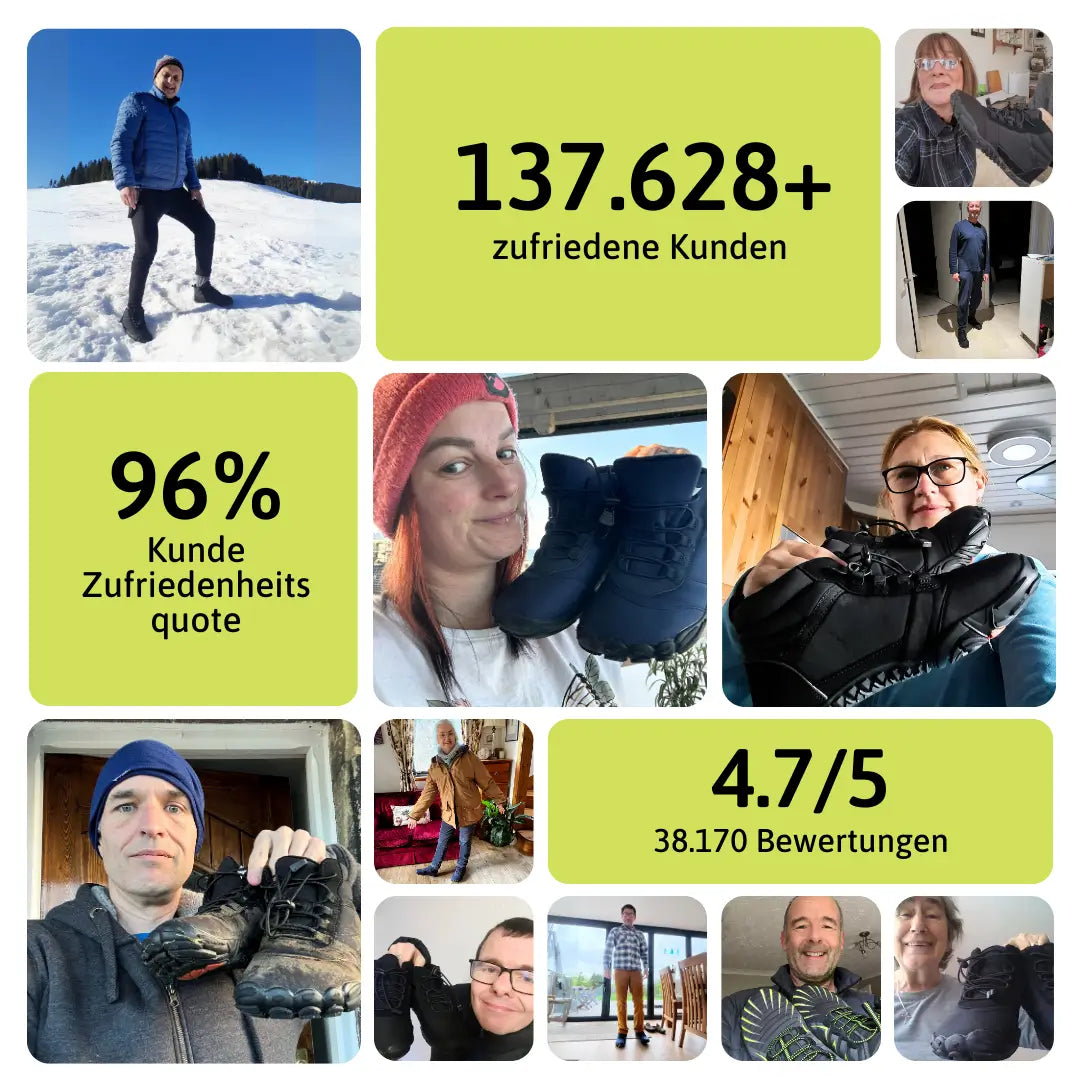 Arctic - Fleece Winter Barfußschuhe (1+1 GRATIS)