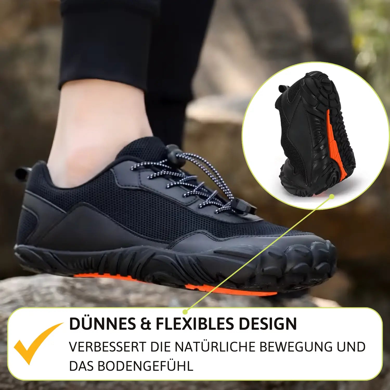 Hike - Rutschfeste Herbst-Barfußschuhe (Unisex) (1+1 GRATIS)