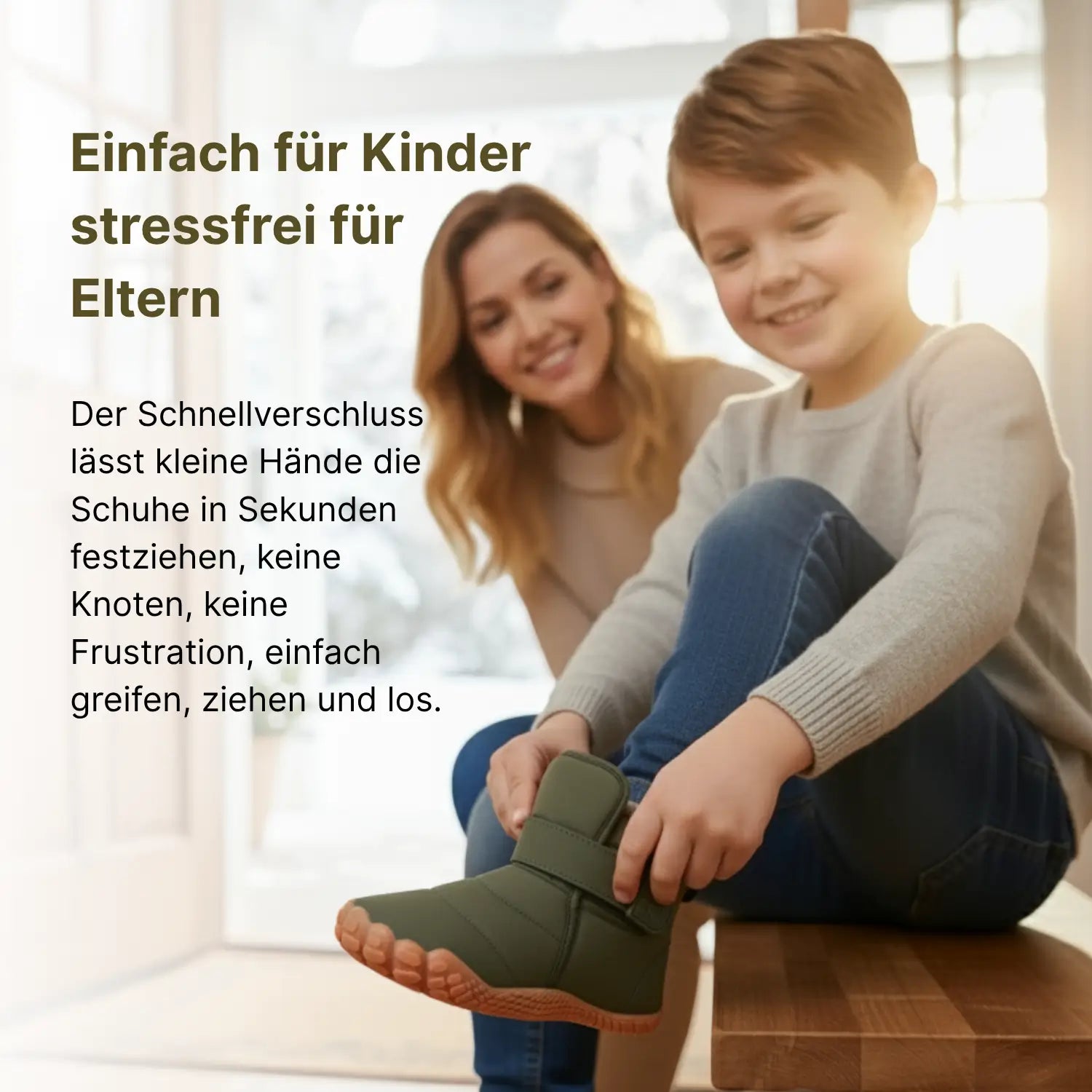 Familien-Paket – 99,7 % wasserdicht & schneefest. Winter‑Barfußschuhe + Winterfeste, isolierte High-Top-Barfußschuhe für Kinder