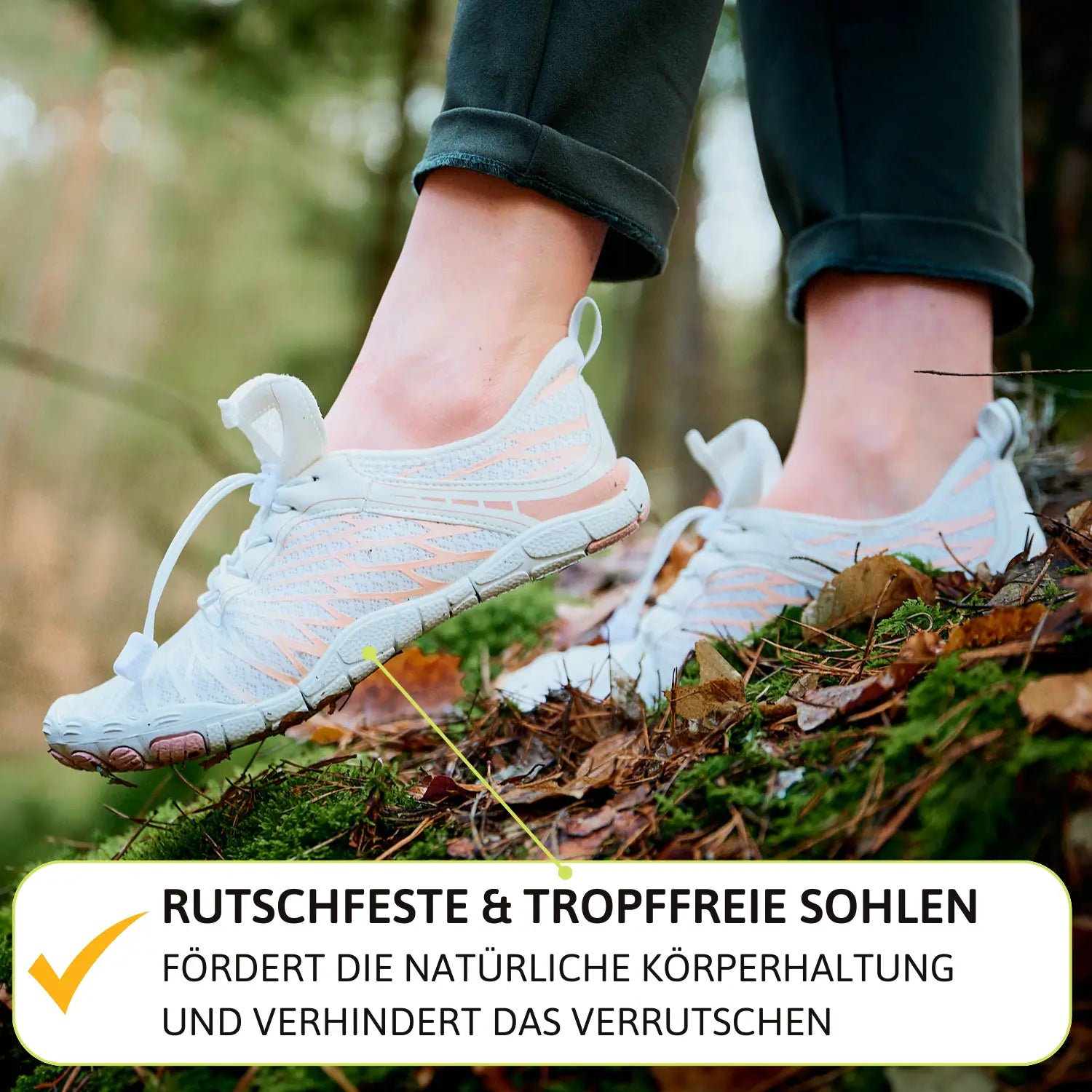 Motion - Gesunde & rutschfeste Alltags-Barfußschuhe (Unisex).