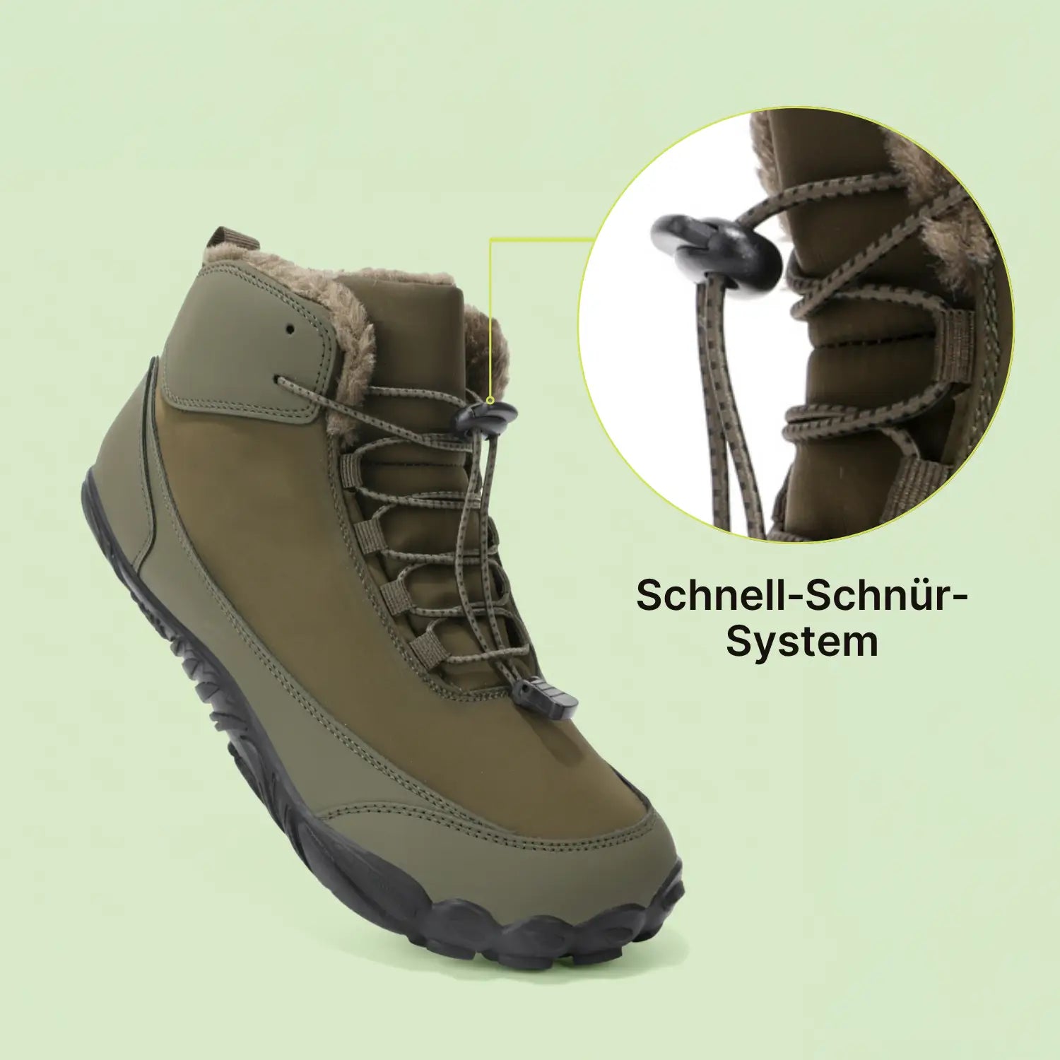 Polaris HydroTex™ – 99,7 % wasserdicht & schneefest. Winter‑Barfußschuhe mit warmem Fleecefutter (Unisex) (BOGO)