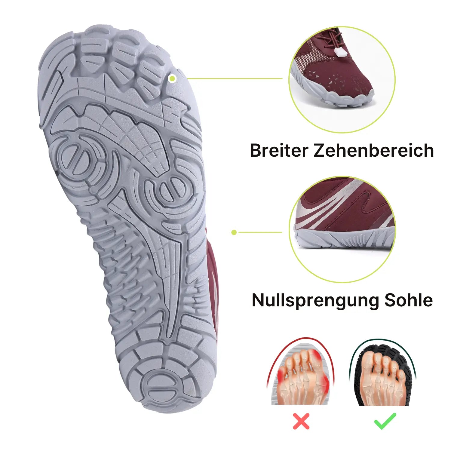 Nordic – Warme, flexible & wasserabweisende Winter-Barfußschuhe (Unisex)