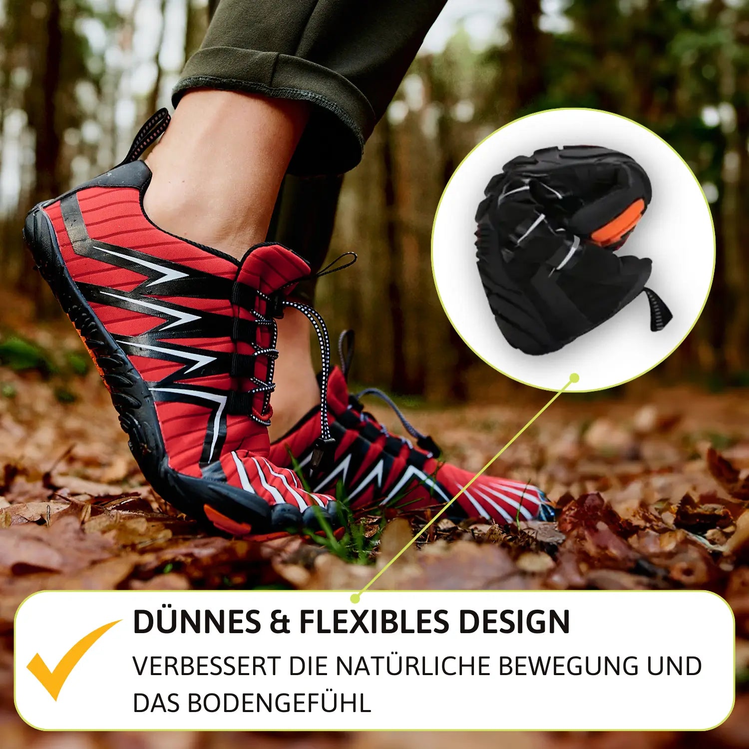 Explorer - Gesunde & rutschfeste Barfußschuhe (Unisex)