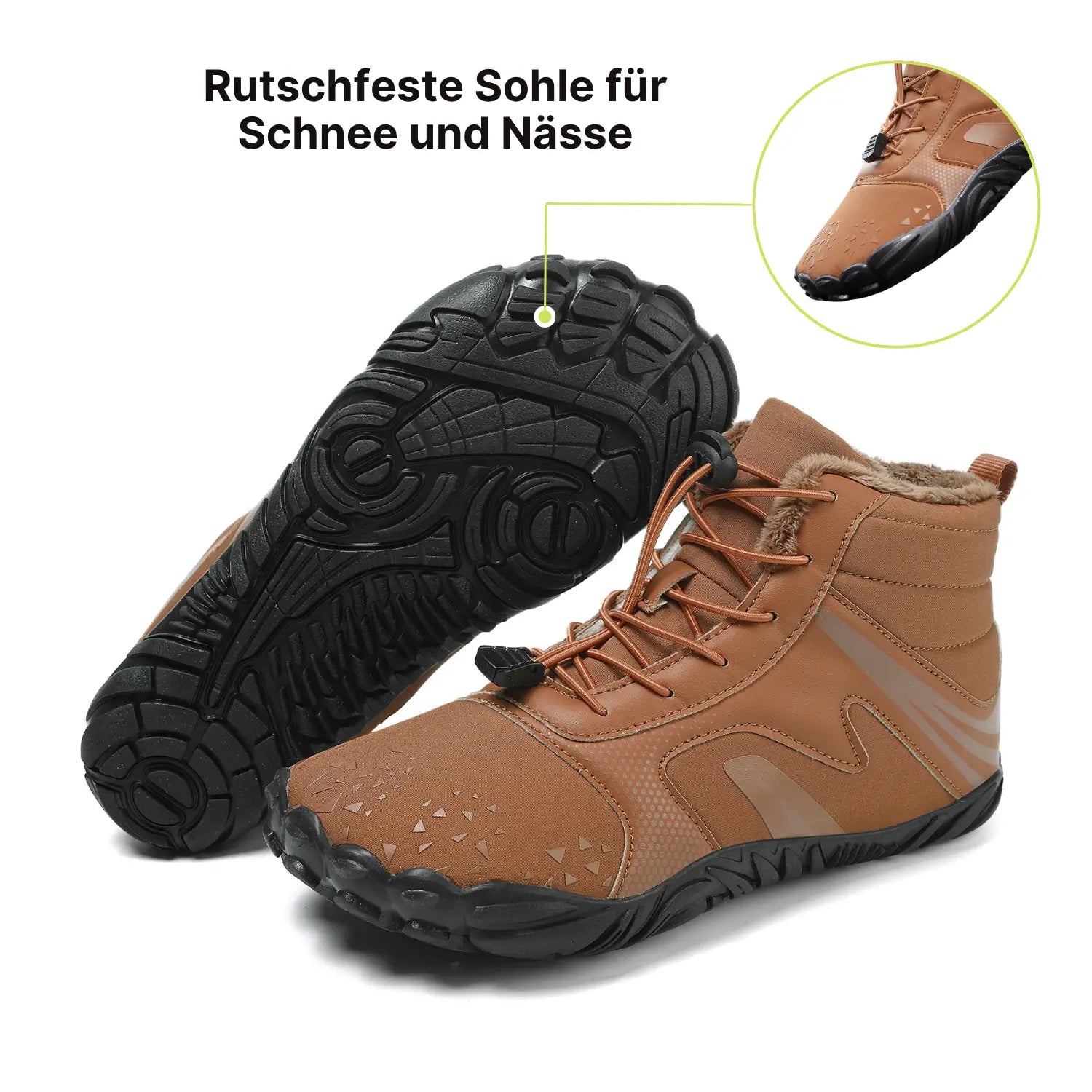 Nordic – Warme, flexible & wasserabweisende Winter-Barfußschuhe (Unisex)