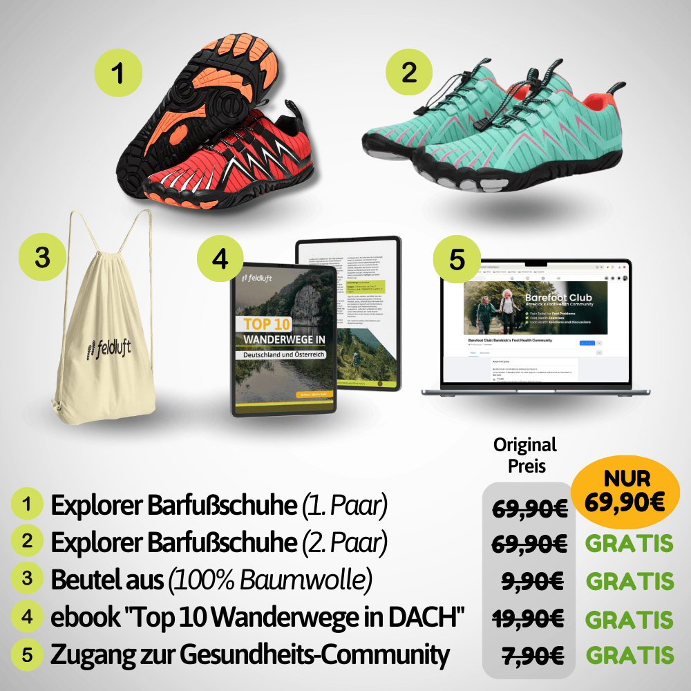 Explorer - Übergangs Barfußschuhe (1+1 GRATIS)