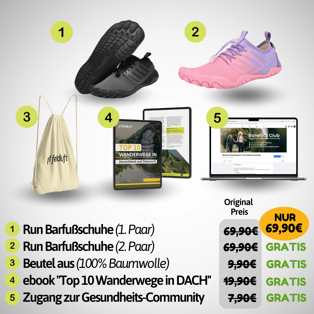 Run - Sport Barfußschuhe (1+1 GRATIS)