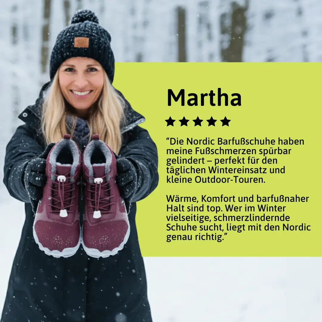 Nordic – Warme, flexible & wasserabweisende Winter-Barfußschuhe (Unisex)