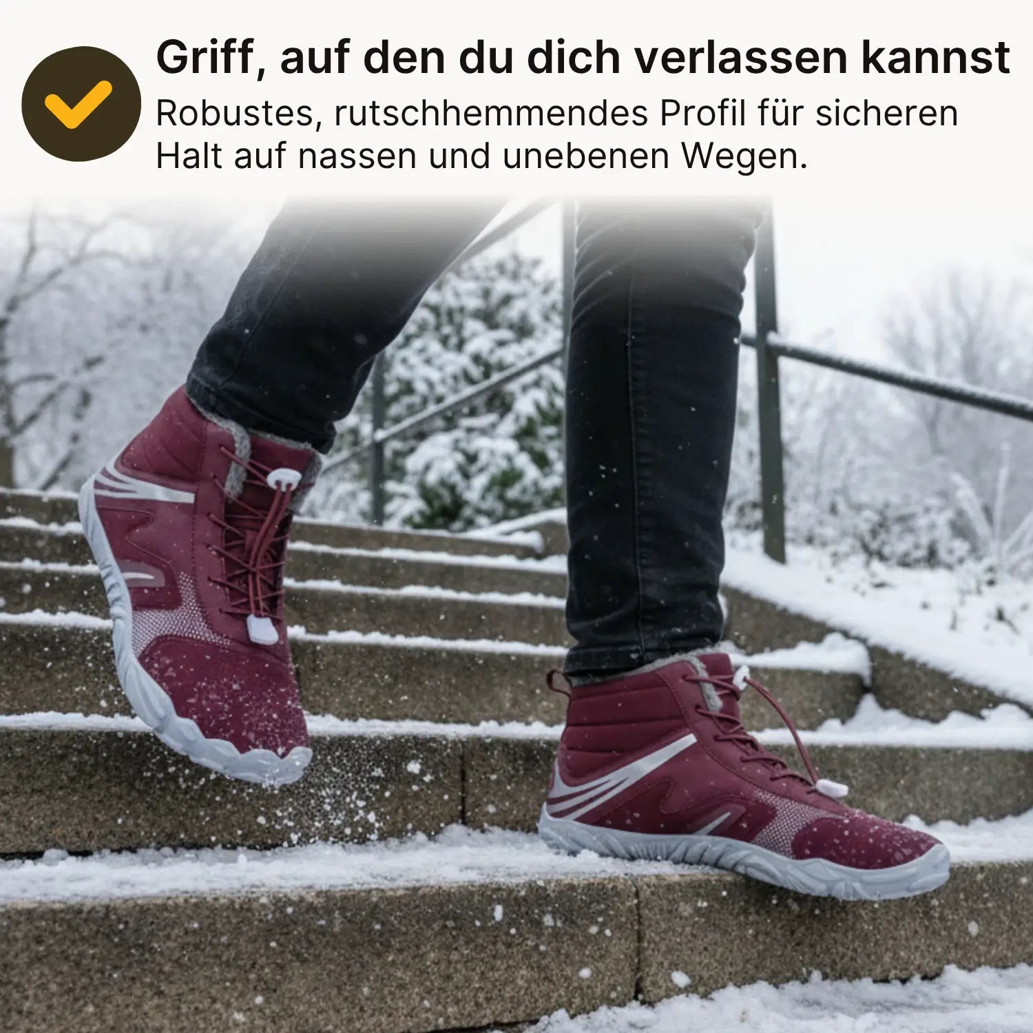 Nordic – Warme, flexible & wasserabweisende Winter-Barfußschuhe (Unisex)