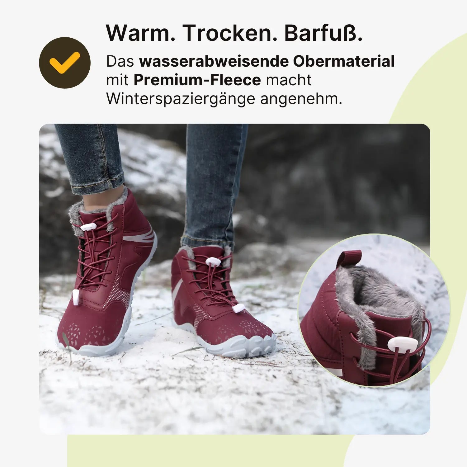 Nordic – Warme, flexible & wasserabweisende Winter-Barfußschuhe (Unisex)