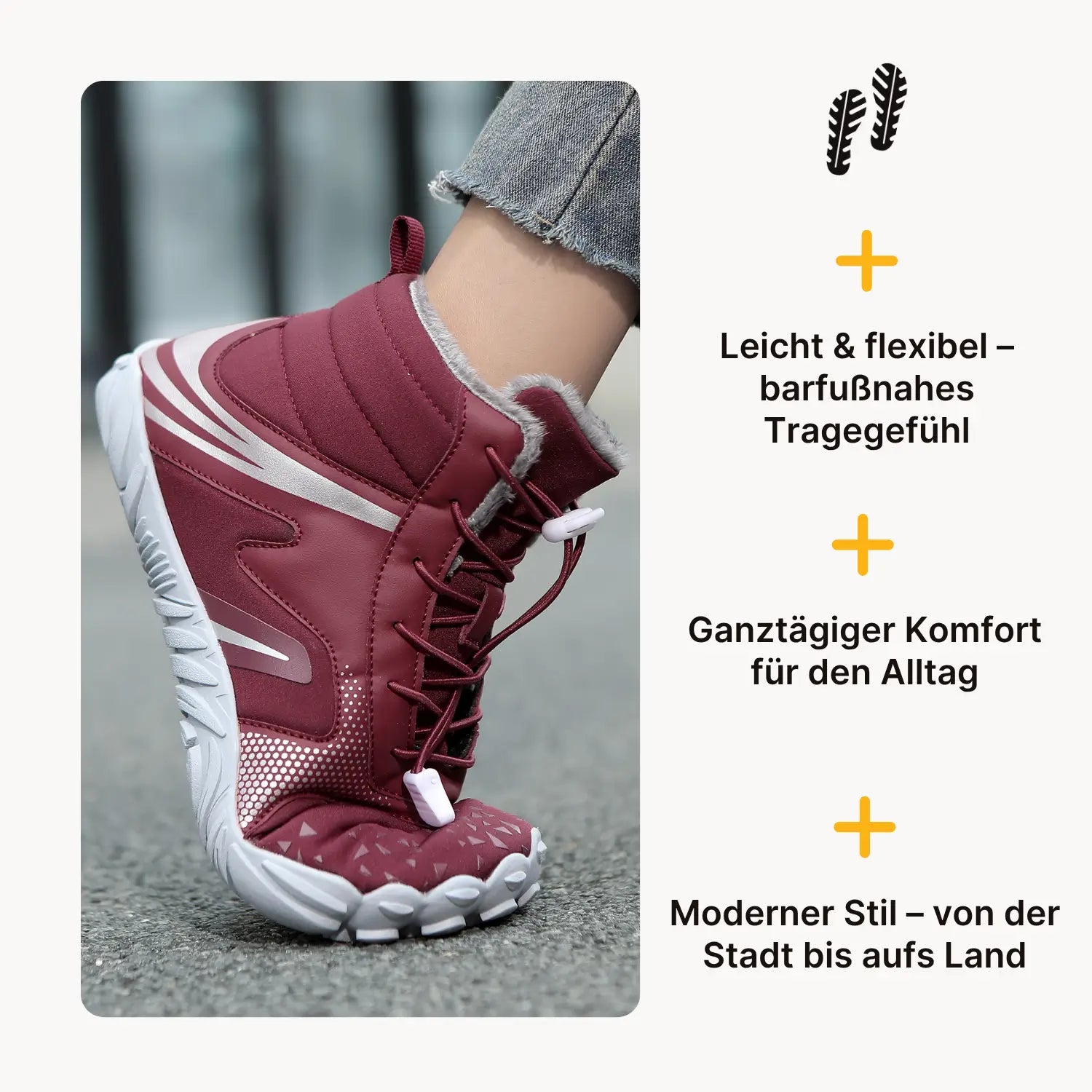 Nordic – Warme, flexible & wasserabweisende Winter-Barfußschuhe (Unisex)