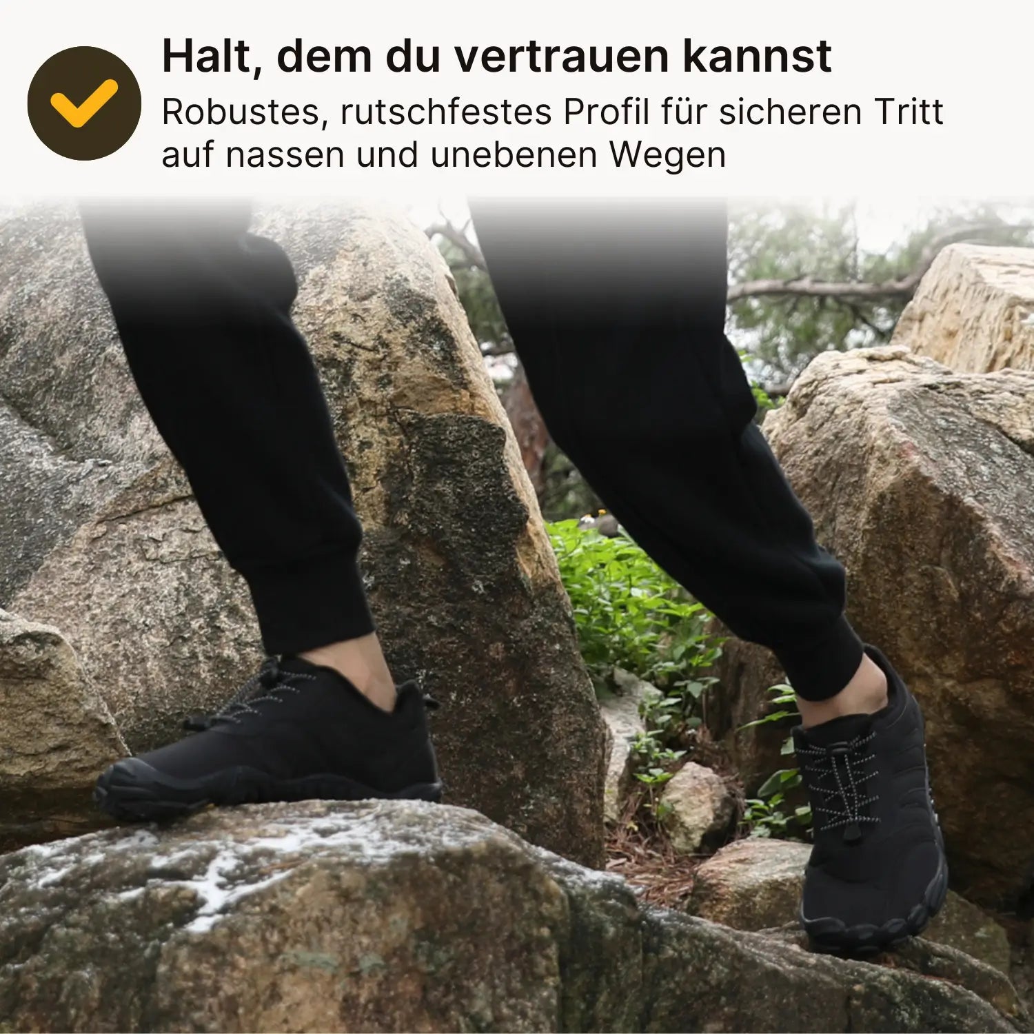 Everest Pro – Wasserabweisende Herbst-Barfußschuhe mit sicherem Halt & warmem Futter (Unisex)