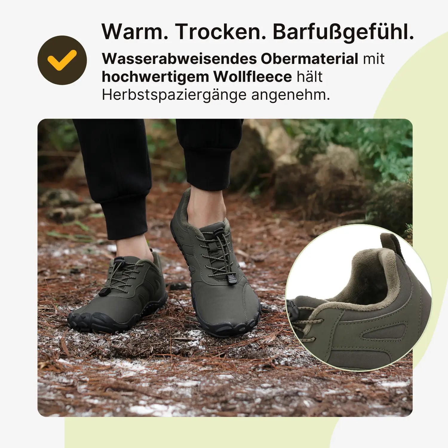 Everest Pro – Wasserabweisende Herbst-Barfußschuhe mit sicherem Halt & warmem Futter (Unisex)
