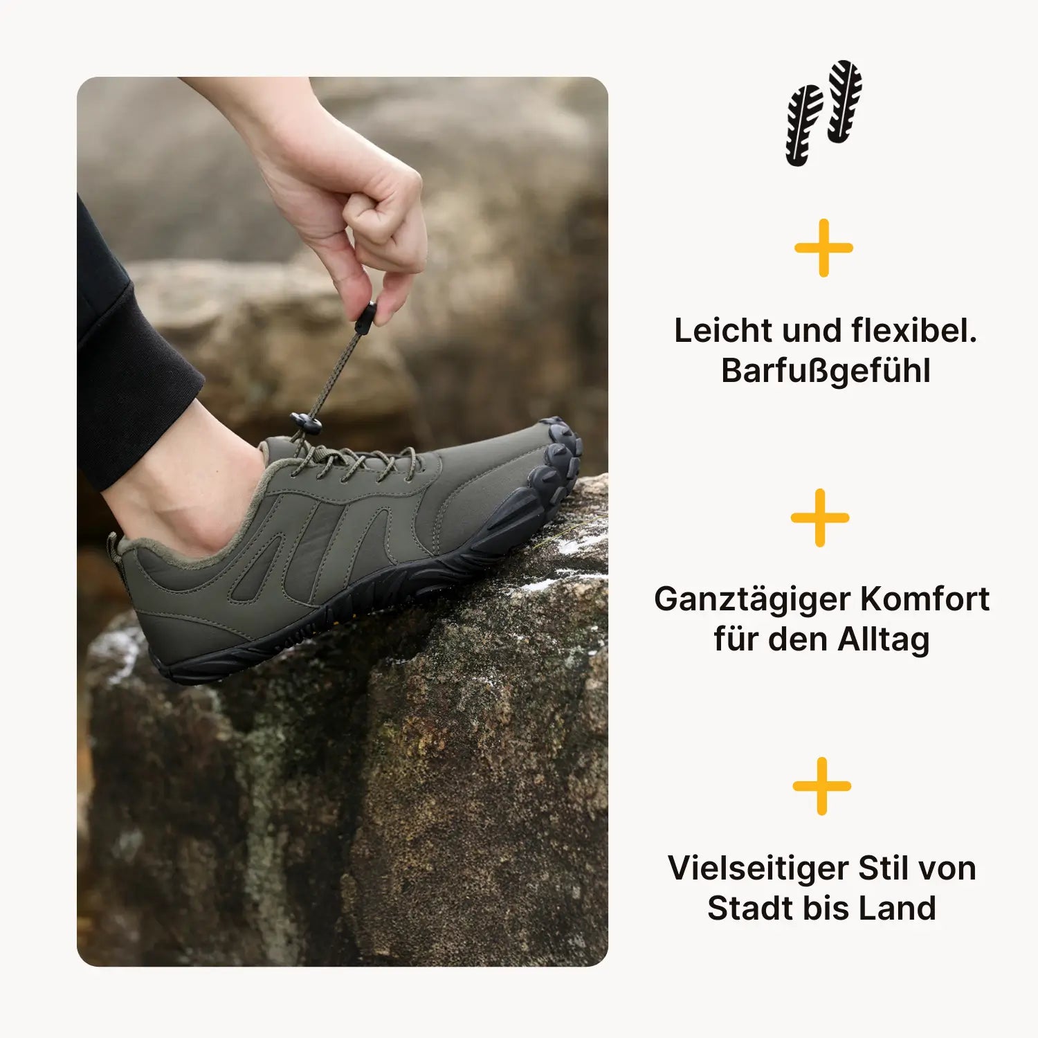 Everest Pro – Wasserabweisende Herbst-Barfußschuhe mit sicherem Halt & warmem Futter (Unisex)