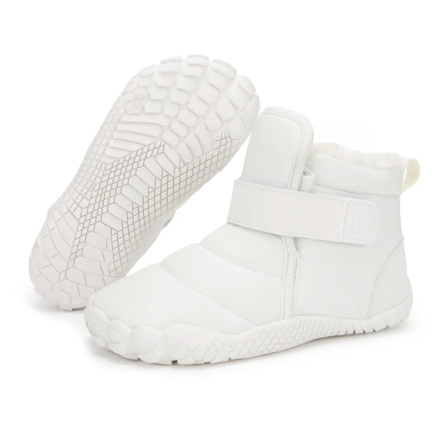 Familien-Paket – 99,7 % wasserdicht & schneefest. Winter‑Barfußschuhe + Winterfeste, isolierte High-Top-Barfußschuhe für Kinder
